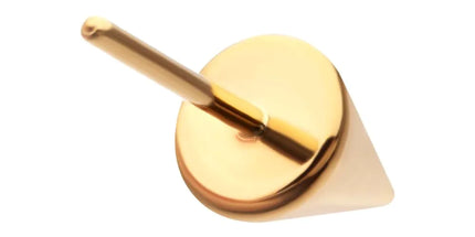 Invictus 24Kt Gold PVD Titanium Threadless Spike Top