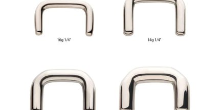 Invictus Titanium Mini Staple Septum Retainer