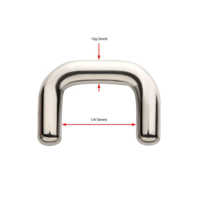 Invictus Titanium Mini Staple Septum Retainer