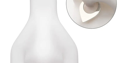 Invictus Titanium Teardrop Flat Hoop Front Facing Hinged Segment Clicker