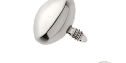 Invictus Titanium Internally Threaded UFO Shape Disk Top