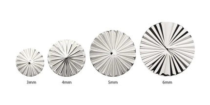 Invictus Titanium Threadless Radiant Corrugated Round Top