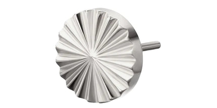 Invictus Titanium Threadless Radiant Corrugated Round Top