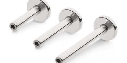 Invictus Threadless Titanium Labret Stem 2.5mm or 4mm Base