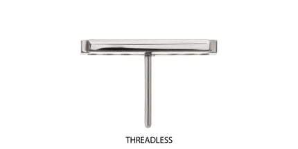 Invictus Titanium Threadless Razor Blade Top