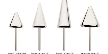 Invictus Titanium Threadless Spike Top