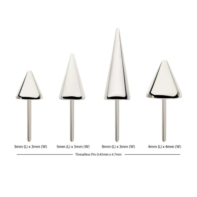 Invictus Titanium Threadless Spike Top